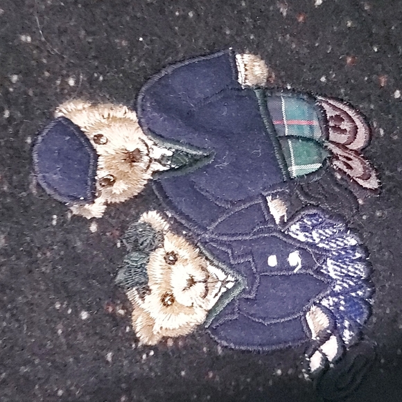 Gaddy Sport collection 100% wool button sweater with pockets - Picture 2 of 8